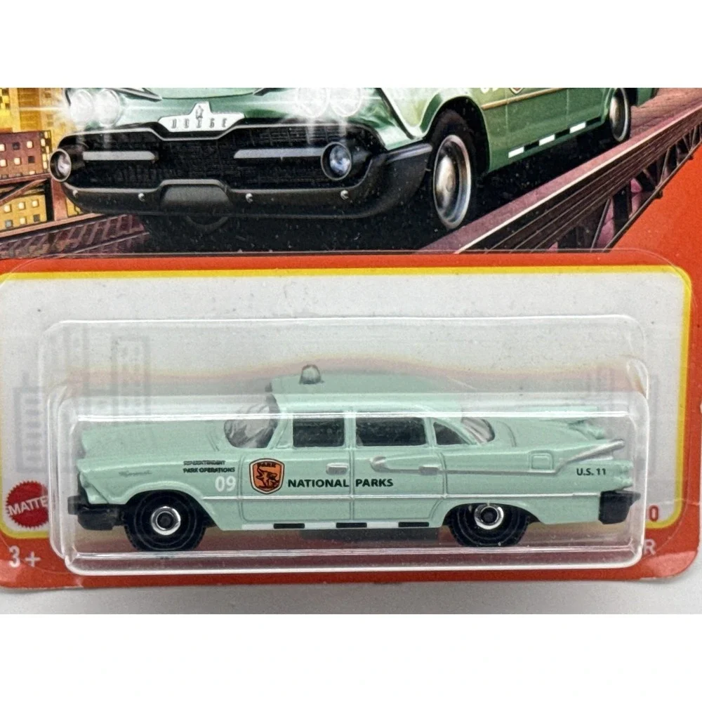 Matchbox 59 Dodge Coronet Police Car Diecast Mint Green